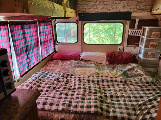 camper bed setup